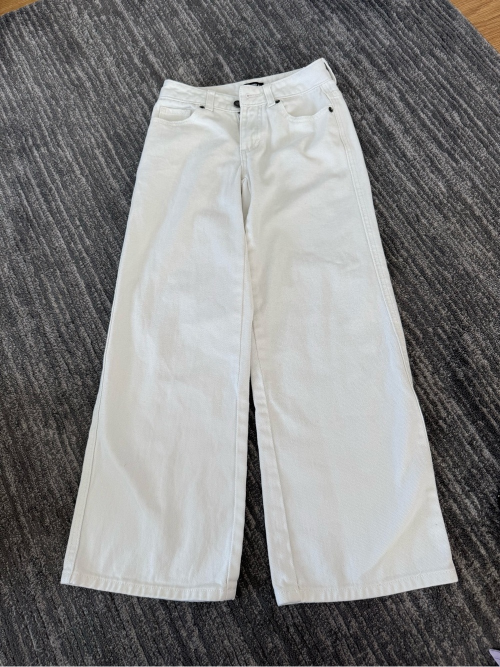 Katie J NYC White Wide Leg Kids' Jeans